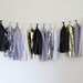 Tissue Tassel Garland- Tuxedo New Years Eve