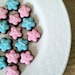 Tiny Flower Sugar Cookies with Cocoa Flavor , 6 dozen