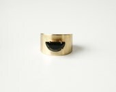 The Black Moon Ring, adjustable