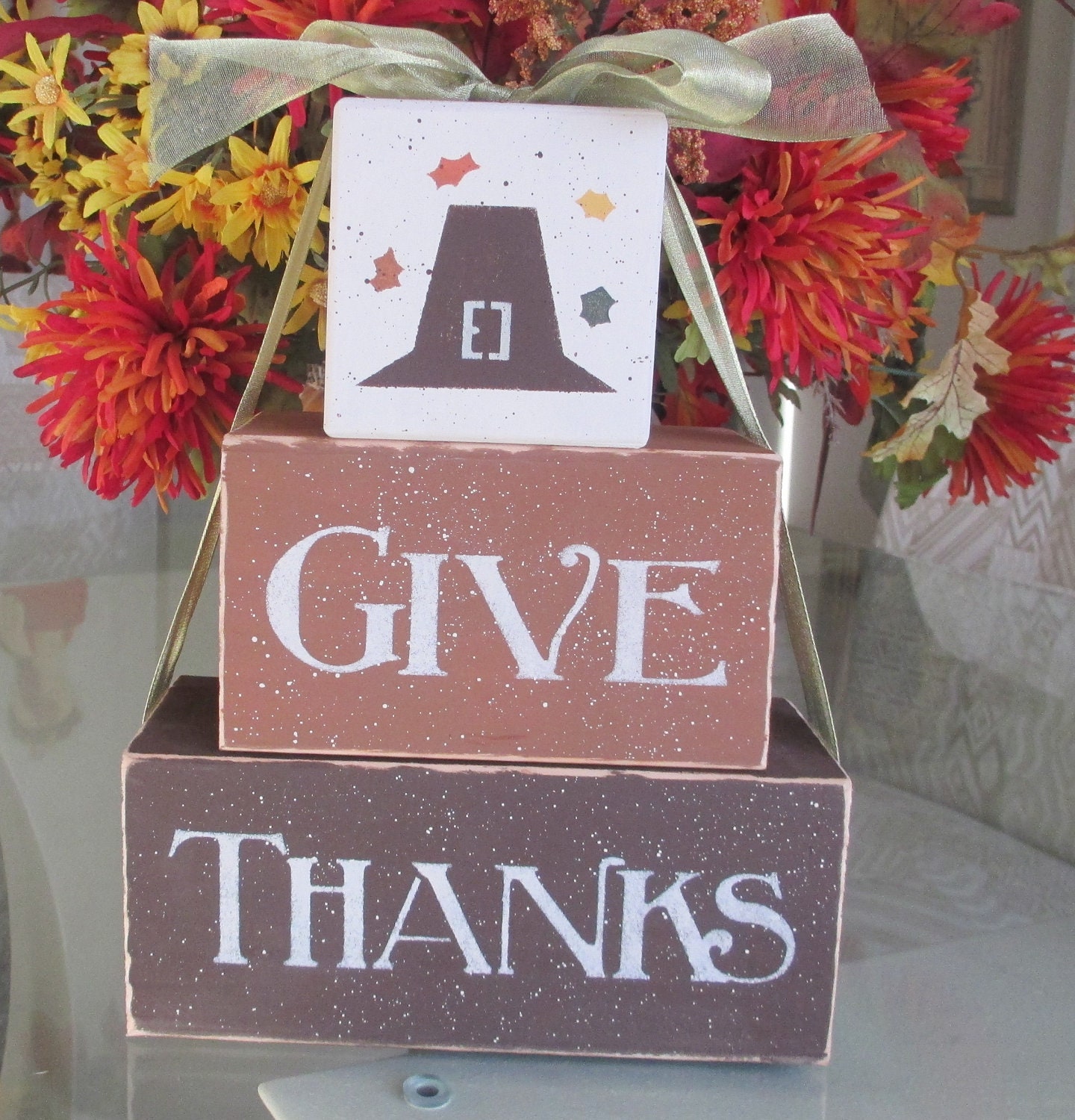 Give Thanks - Thanksgiving Decoration