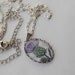 Scottish Thistle Pendant - Jewelry Women Teen Girl Flower Purple Celtic