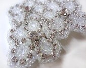 Rhinestone Flowers Hair Clip - Cute Wedding Hair Clip