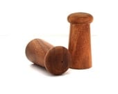 Vintage WOOD Salt and Pepper Shaker