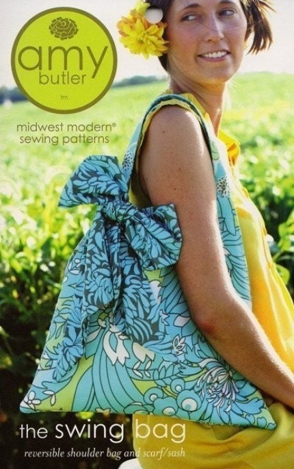 Amy Butler Sewing Pattern The Swing Bag with Free US Shipping