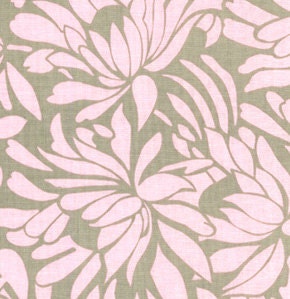 SALE - Amy Butler Daisy Chain Daisy Bouquet in Grey 1 Yard