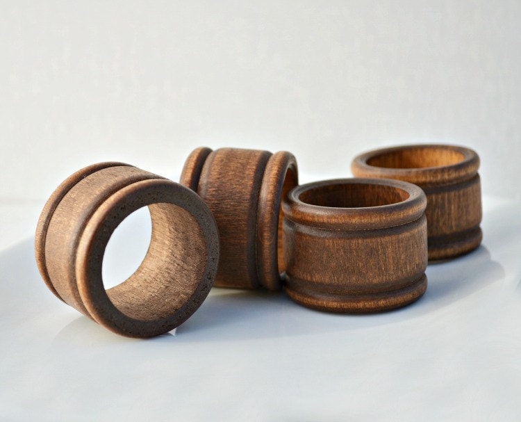 Napkin rings wood