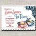 Invitation . Vintage Tea Party Collection (Girl) . by Loralee Lewis