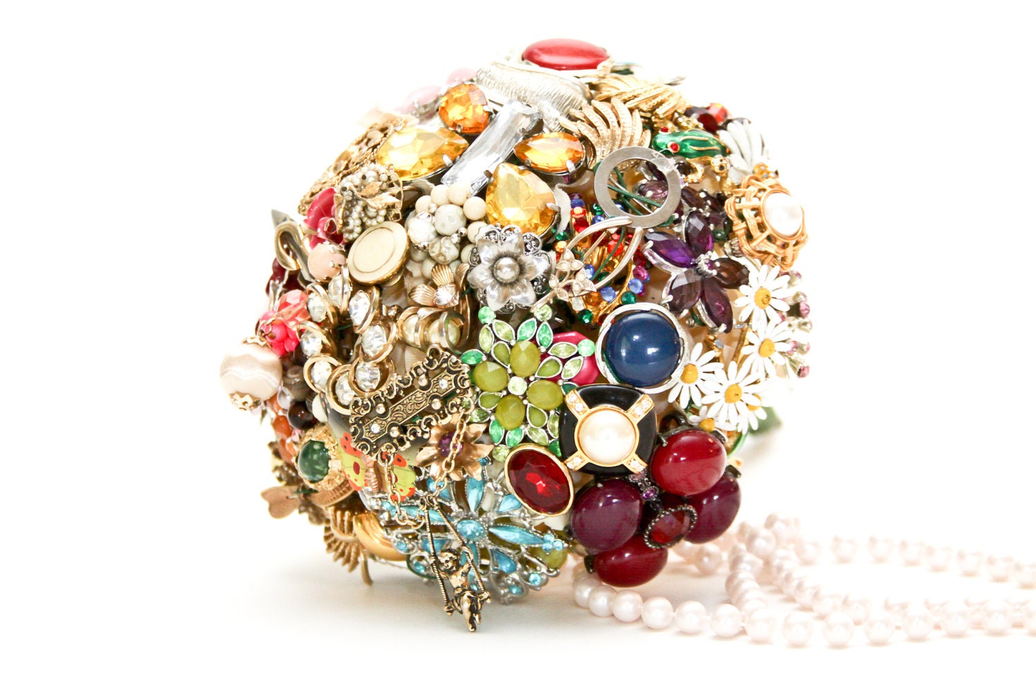 Deposit on a Custom Bridal Vintage Brooch Bouquet
