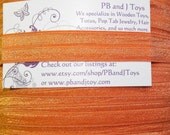 10 yards 5/8" FOE Burnt Sun Elastic 5/8 inch