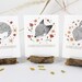 12 Bookplates - Fox, Rabbit and Hedgehog in Spring