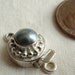 Sterling Silver Box Clasp Small Round Freshwater Pearl