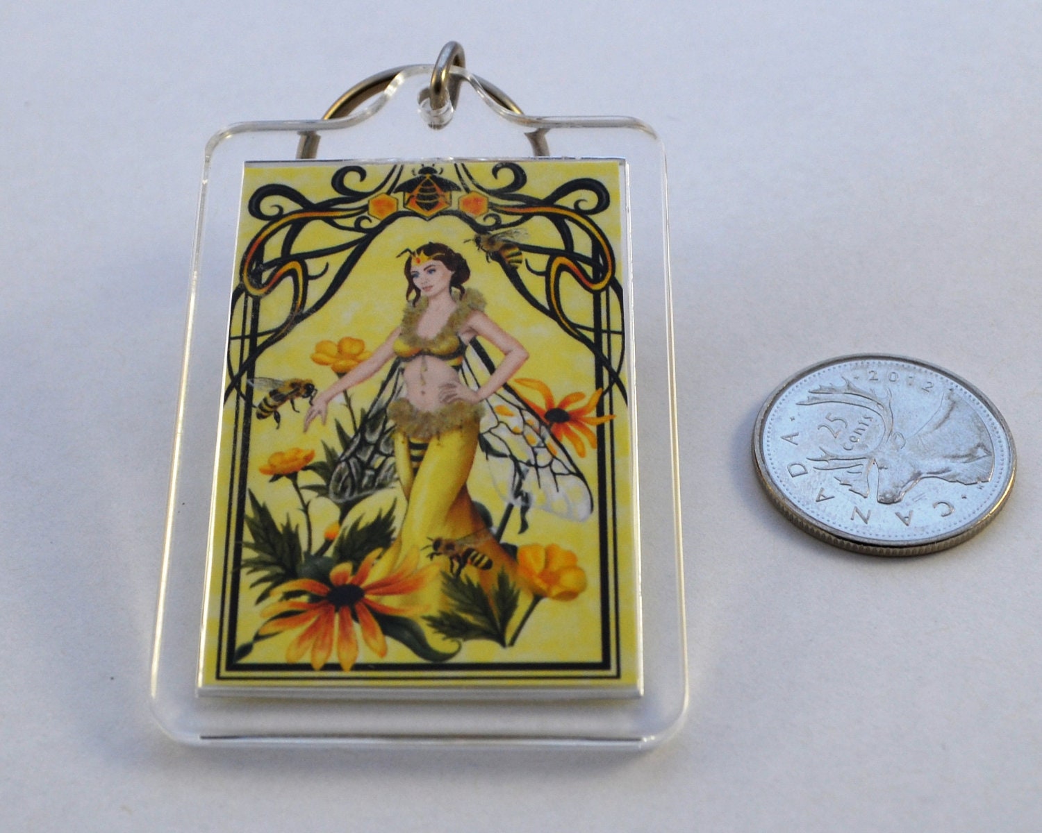 Bee Fairy Acrylic Key Chain - The Queen