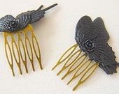 Butterfly hair pins