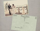 Vintage Wedding Thank You Postcard - the "Sophia" (set 1)