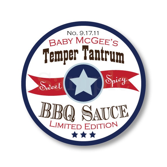 Custom BBQ Sauce Stickers for Canning Jars Il_170x135