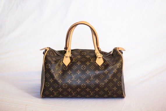 Louis Vuitton leather brown satchel doctor bag by ChicOrigins