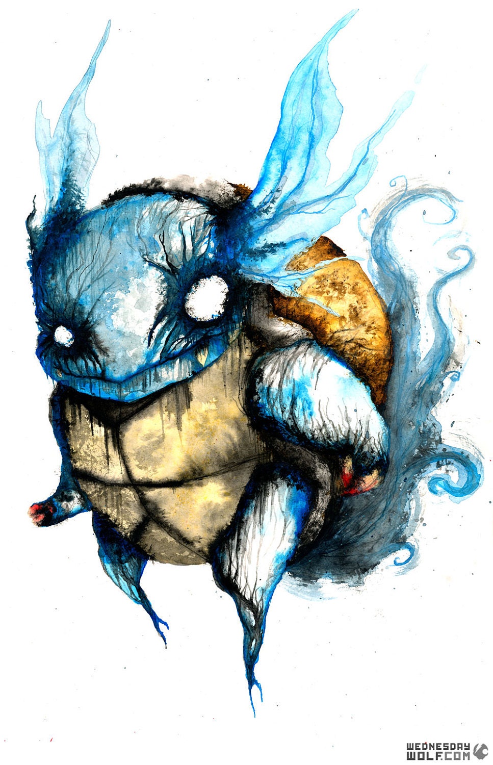Wartortle - Matte Print - 13"x19"
