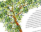 Ketubah - Double Olive Tree of Life