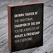 Dayman Lyrics Fighter of the Nightman Wood Block Art Print - It's Always Sunny in Philadelphia