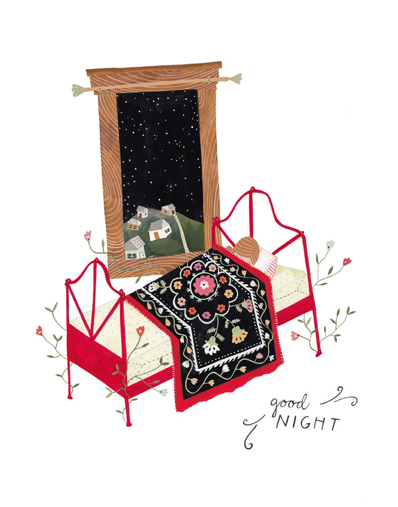 Good Night - Archival art print