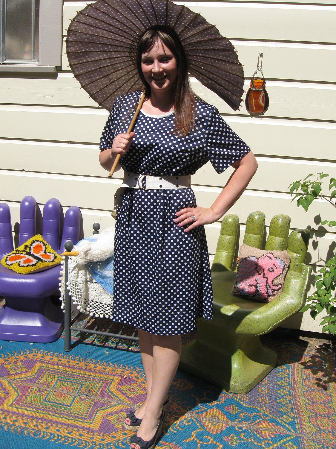 60s XL Dots Enough Dress