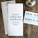 Hubbard - Letterpress Wedding Invitation Set