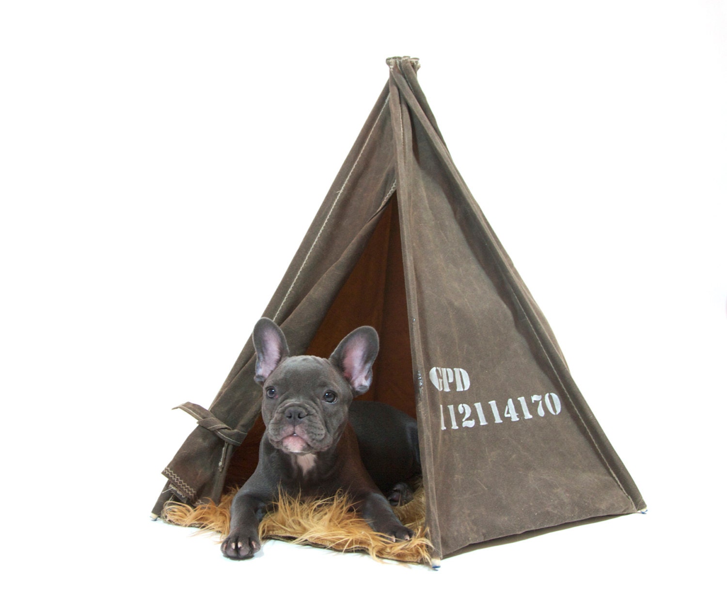 Dark Tan Waxed Canvas Field Tent by GPD 24 inch