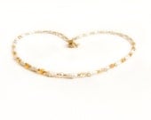 Pearl strand beaded necklace June Birthstone jewelry. Valentines day Mothers day gift idea