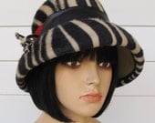 1960s Lilly Dache Zebra Print Hat