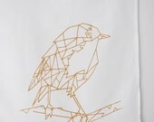 Robyn Mustard / Cotton tea towel / Screen printed