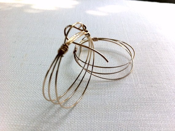 Hoop earrings