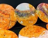 Iran map coasters - Iran, Asia - set of 6