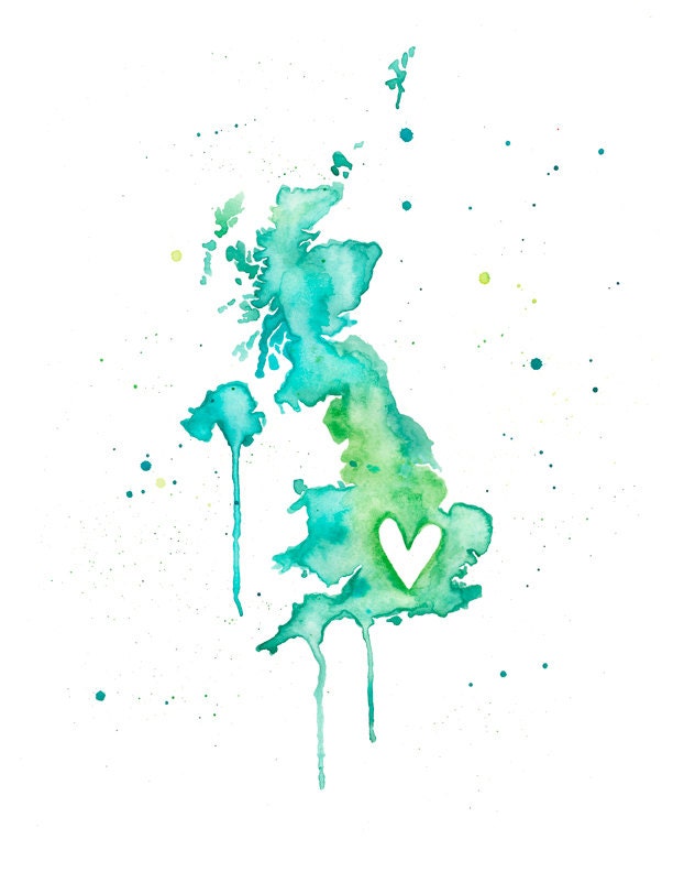 5x7 - United Kingdom Love