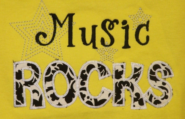 Music Rocks shirt teacher shirt student shirt