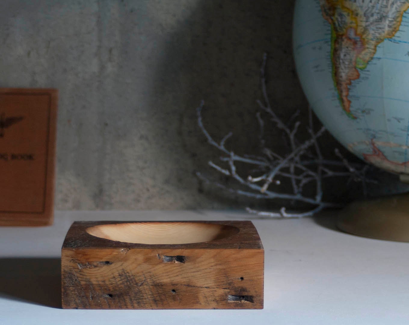 Low Profile Bowl // Reclaimed Old Growth Douglas Fir -All Natural Wax Finish