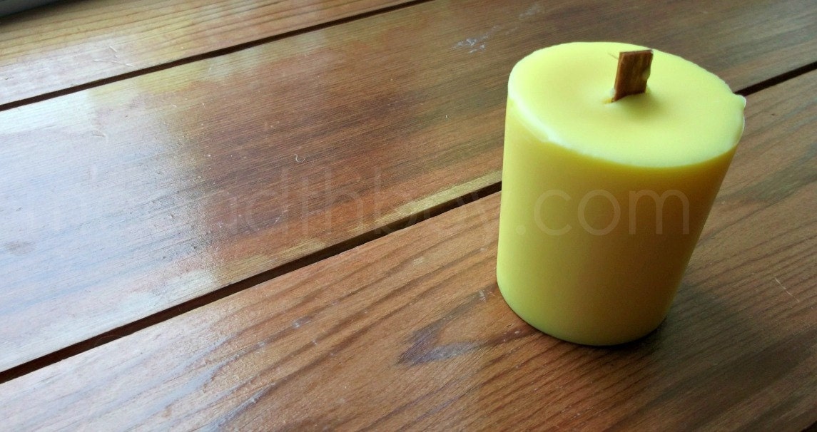 soy wax votives 1 pc Up in Smoke - natural wood wick