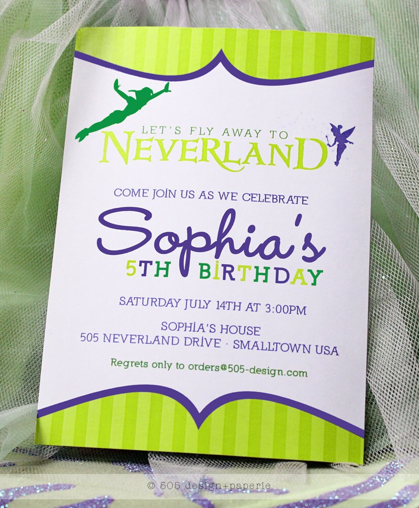 Printable Tinkerbell Baby Shower Invitations