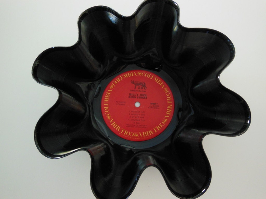 BILLY JOEL Recycled Record Bowl (52nd Street)