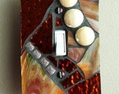 Earthy and Aetherael  -  Single Mosaic Light Switch Cover Wall Plate