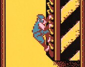 Ryu Hayabusa (Ninja Gaiden inspired Silkscreen Print) - 8" x 10"