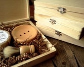 Groomsmen Shave Sets, Mens Wedding Gifts6 piece set Wooden Men's Shave Set with Cigar Box grooming, shaving,