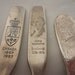 Vintage Souvenir Silver Plated Spoon Collection Commemorating Special Events