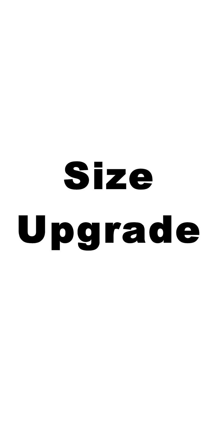 Size upgrade for dresses