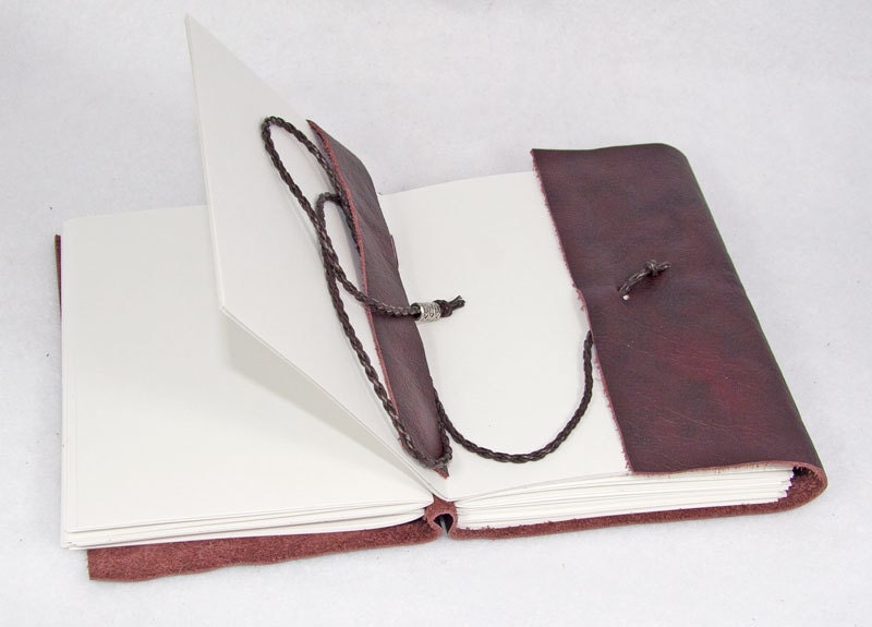 Burgundy Leather Journal