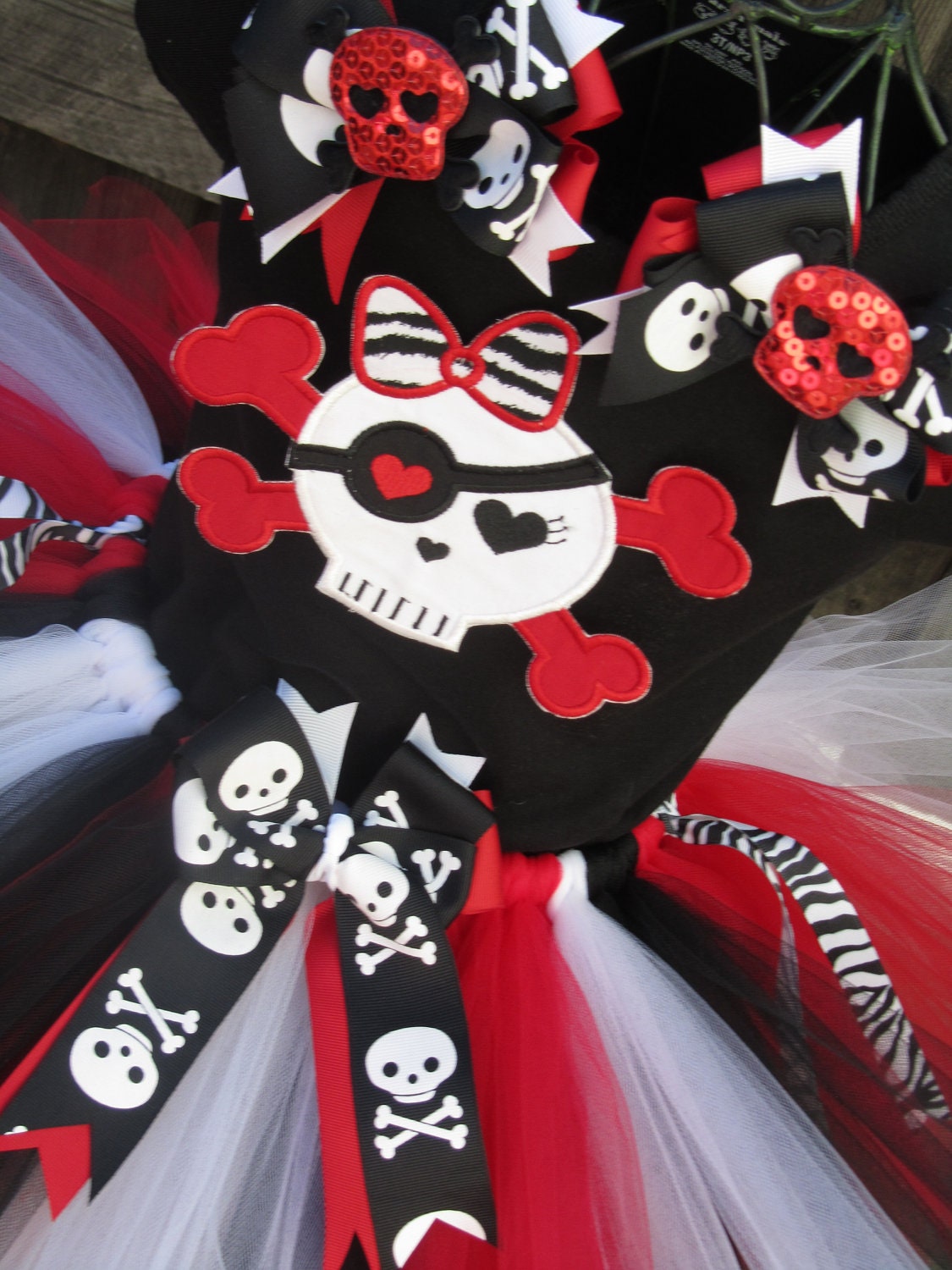 Rockin Pirate 4 Piece Set Tutu Set