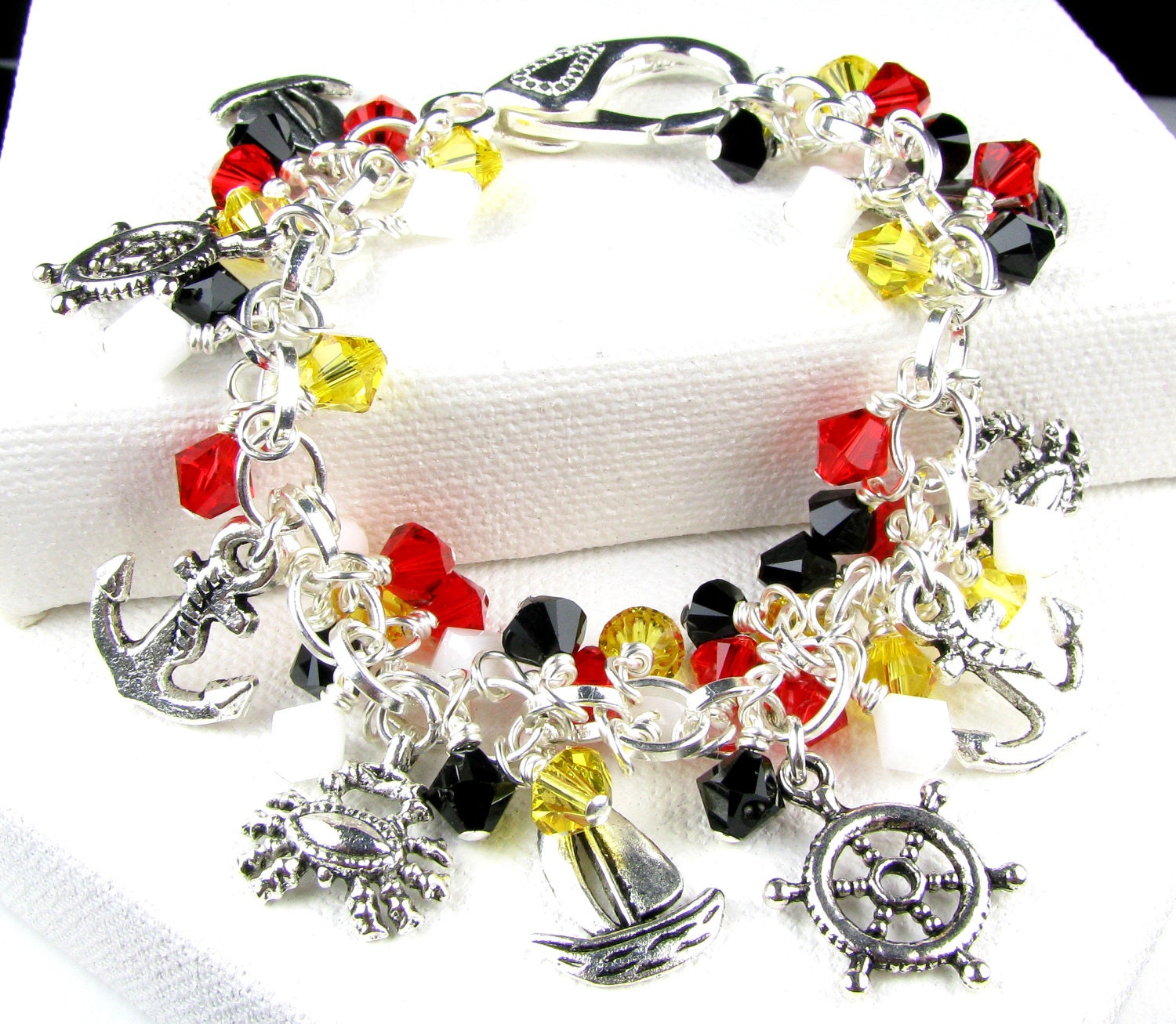 Maryland Nautical Themed Charm Bracelet