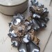 haskell style, autumn woodland wedding, dark grey, ear cuff, bridal.