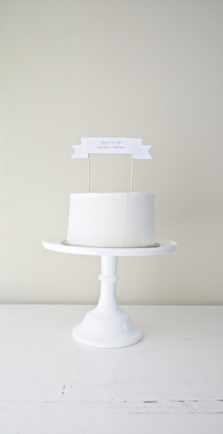 Celebration Banner Cake Topper (Custom)