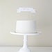 Celebration Banner Cake Topper (Custom)