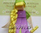 Beautiful Rapunzel 2 "TANGLED" Princess Hair Clip-- Inspired by Disney-- Birthdays and Baby Showers